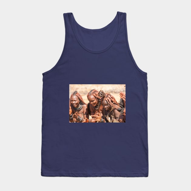 Namibia. Himba Tribe. Dancing Women. Tank Top by vadim19